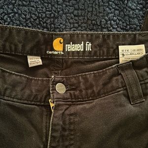 Carhart black pants - relaxed fit- 36x28